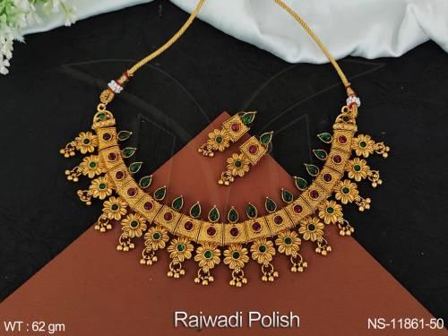 beautiful-kemp-desing-party-wear-fancy-style-rajwadi-polish-kemp-jewellery-short-necklace-set-