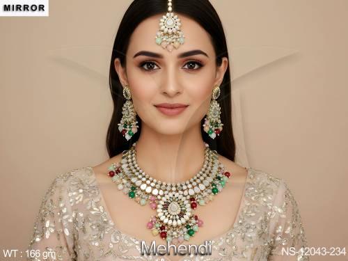 beautiful-antique-jewellery-designer-mehendi-polish-party-wear-mirror-necklace