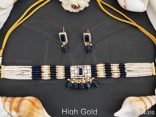 high-gold-polish-fancy-style-party-wear-american-diamond-choker-necklace-set