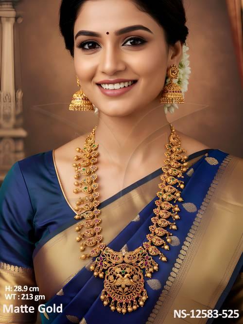 kemp-jewelry-matte-gold-polish-peacock-design-beautiful-fancy-style-kemp-long-necklace-set