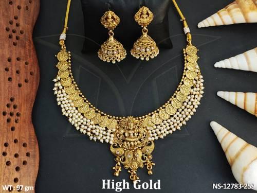 desinger-fancy-style-high-gold-polish-beautiful-temple-short-necklace-set-