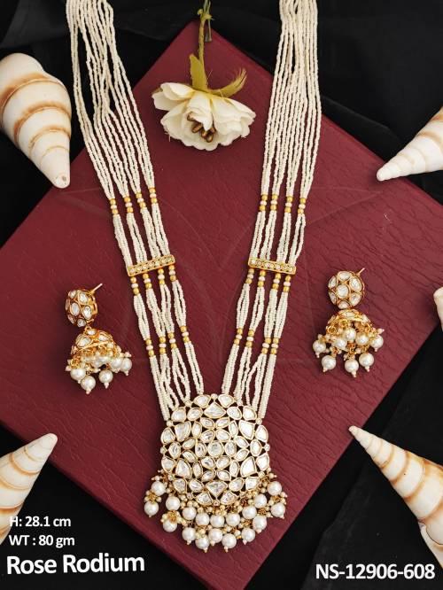 fancy-design-party-wear-rose-rodium-polish-long-kundan-jewellery-necklace-set-