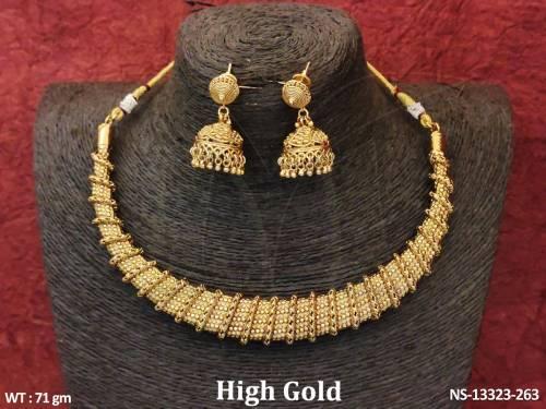 antique-jewellery-beautiful-designer-high-gold-polish-fancy-necklace-set-