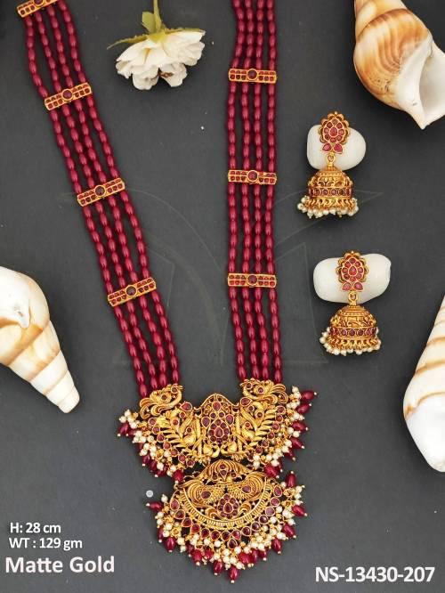 ethnic-beaded-matte-gold-polish-kemp-design-long-party-wear-kemp-necklace-set