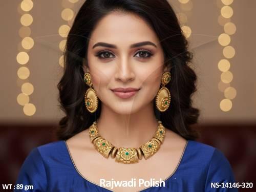 Antique Jewellery Beautiful Designer Necklace Set 