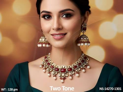 american-diamond-two-tone-polish-party-wear-necklace-set-