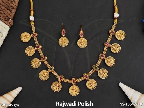 designer-jewellery-rajwadi-polish-god-face-temple-coin-necklace-set-