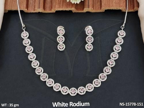 ad-cz-jewellery-fancy-designer-white-rodium-polish-party-wear-necklace-set-