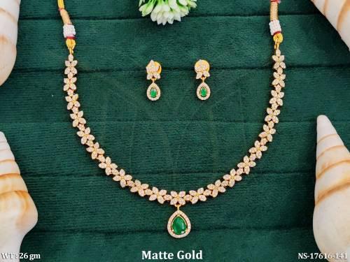 Kemp South Indian Design with Matching Earrings Multi Color Stone Necklace Set