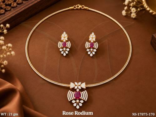 designer-cz-ad-full-stone-rose-rodium-polish-party-wear-necklace-set-