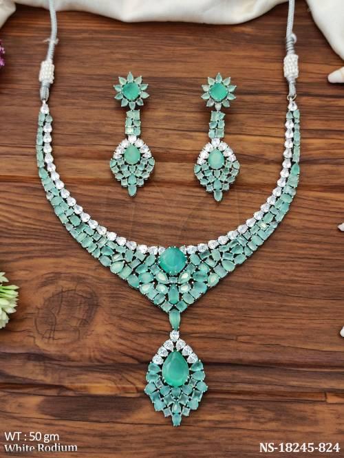 american-diamond-white-rodium-polish-full-cz-stone-necklace-set-