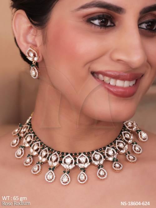 kundan-design-rose-rodium-polish-necklace-set-