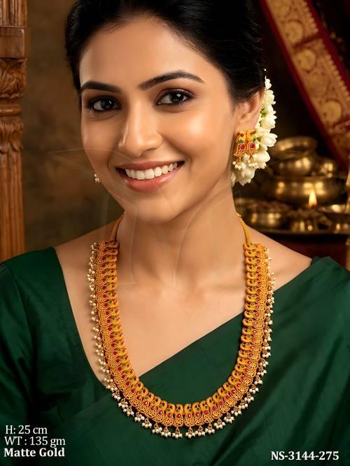 Multi Oval Shape Kemp Necklace Set