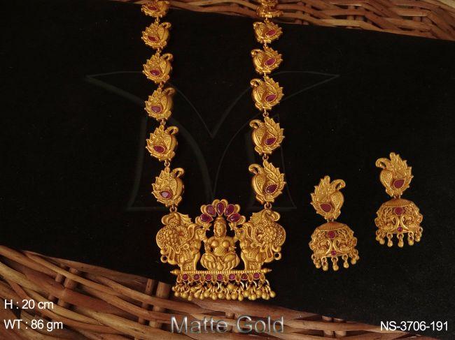 multi morni temple online necklace set detail