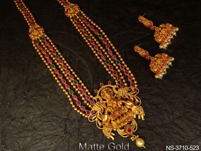 south indian online imitation temple necklace detail