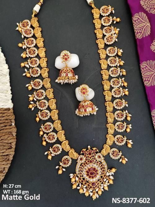 Beautiful Designer  Party wear Fancy Style Long Necklace Set