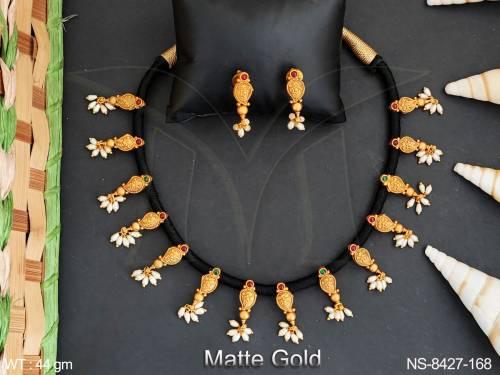 Designer Tassels Full Stones Antique Fancy Style Party wear Necklace Set