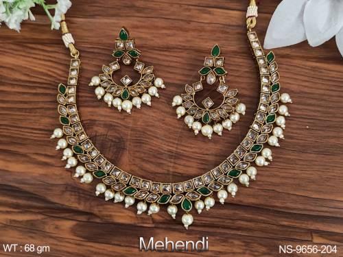 designer-antique-clustered-pearl-beautiful-party-wear-necklace-set
