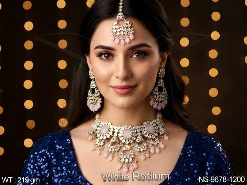 white-rodium-polish-designer-full-kundan-white-stones-party-wear-beautiful-fusion-choker-necklace-set