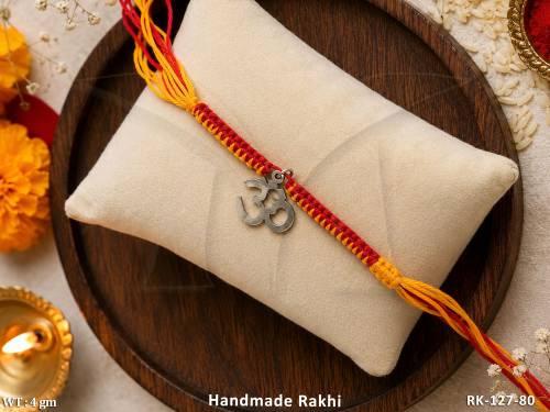 Designer Om Thread Rakhi for Raksha Bandhan