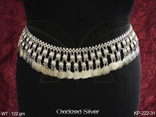 Antique Oxidised Jewellery Oxidised Polish Fancy Designer Party wear Kamarpatta Hip Belt
