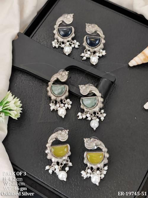 traditional-oxidized-silver-peacock-earrings-daily-wear