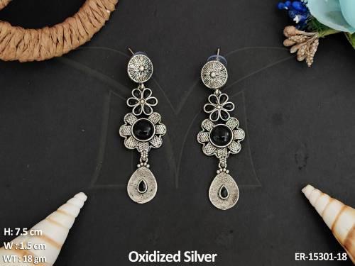 oxidized-silver-design-full-stone-fancy-wear-earrings-