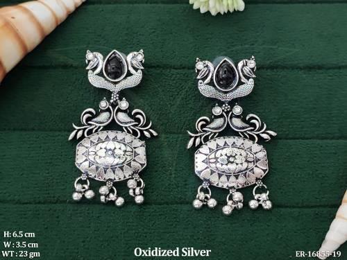 oxidized-silver-full-stone-design-party-wear-earrings-