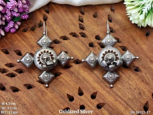 oxidized-silver-design-fancy-style-earrings-
