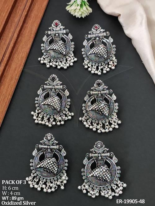 ethnic-oxidized-silver-peacock-earrings-for-women