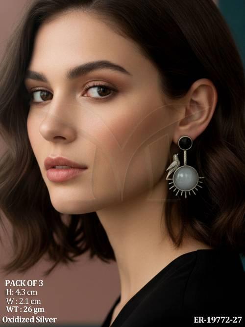 Fancy Bird Design Earrings Combo Daily Wear