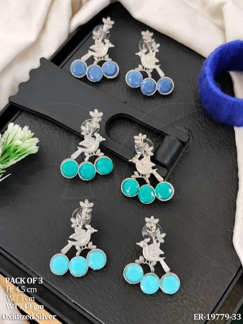 Elegant Tribal Oxidized Party Wear Earrings