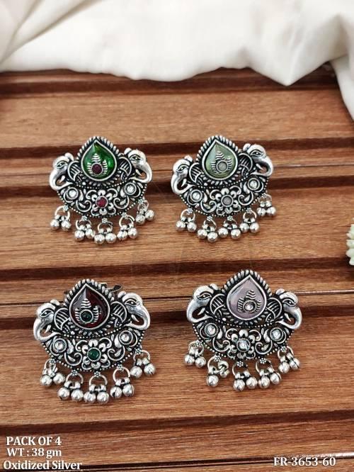 designer-oxidized-silver-floral-adjustable-finger-ring