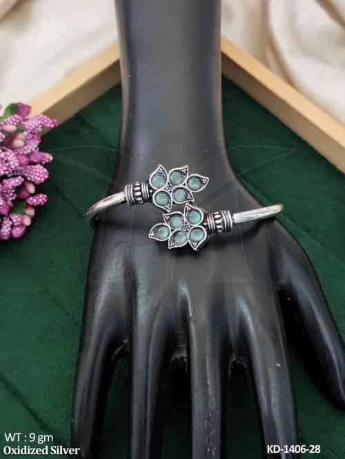 designer-oxidized-silver-full-stone-fancy-style-kada-