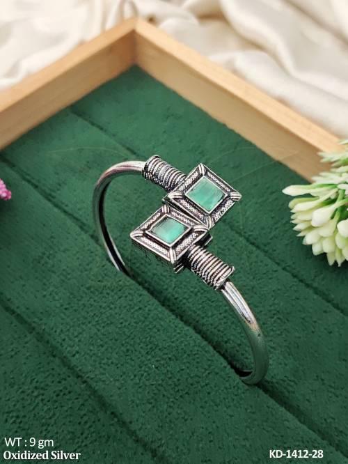 stylish-oxidized-kada-with-dual-square-stones-