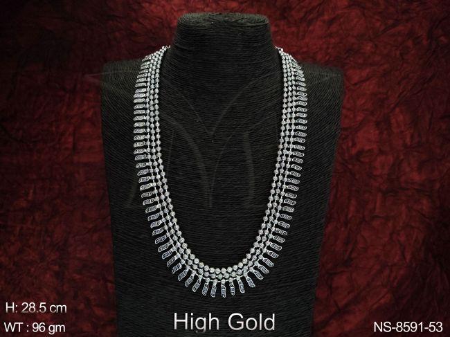 Beautiful Designer Fashion  Style Party wear Long Necklace Set