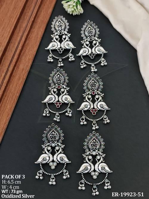 traditional-oxidized-silver-statement-earrings-combo