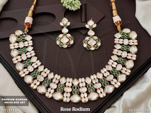 designer-kundan-rose-rodium-polish-full-stone-necklace-set-
