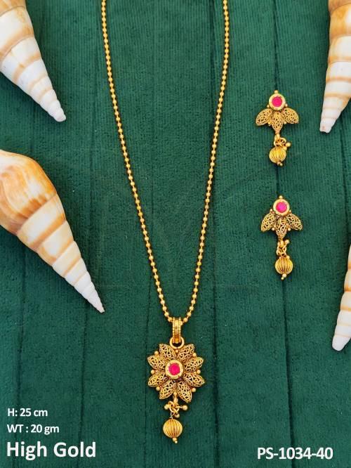 sunflower beads antique pendant set detail