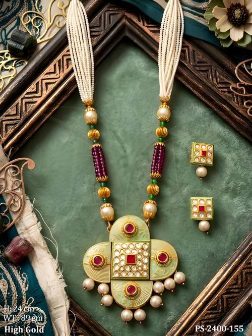 meena kari traditional antique designer pendant set