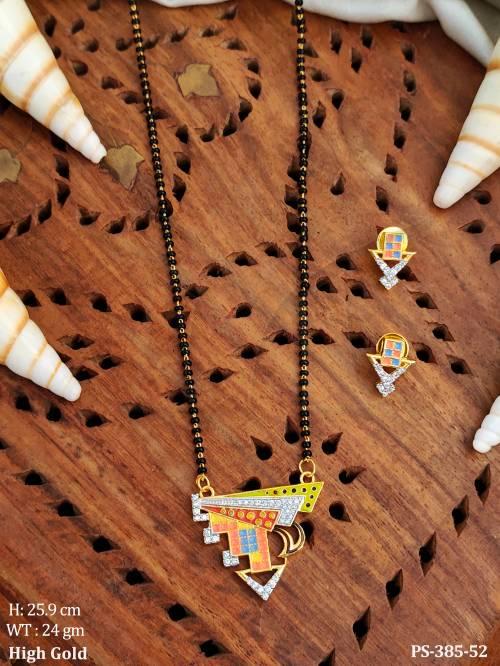 tri triangle arrow ad mangalsutra — PS-385-52