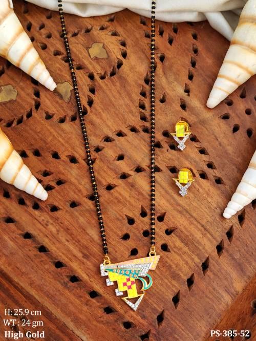 tri triangle arrow ad mangalsutra — PS-385-52