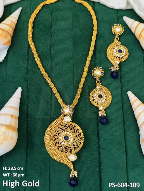 antique-style-beautiful-pendant-party-wear-long-antique-long-pendant-set