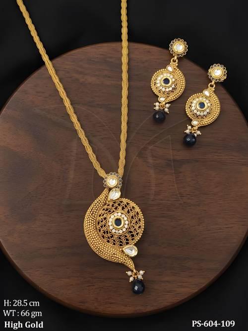 antique-style-beautiful-pendant-party-wear-long-antique-long-pendant-set