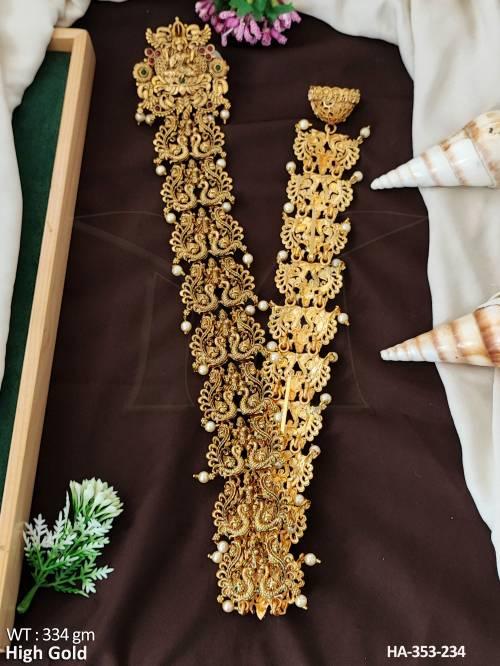 Designer High Gold Polish Fancy Style Choti Hair Accessories