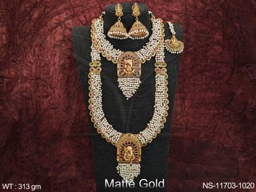 god-ganesha-guttapusalu-design-matte-gold-polish-fancy-desing-loing-temply-jewellery-temple-necklace-set