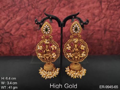 designer-high-gold-polish-party-wear-fancy-style-temple-jhumka-earring