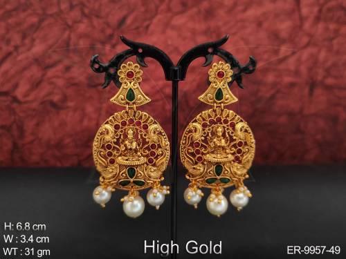 god-laxmi-design-clustered-pearl-high-gold-polish-temple-earring