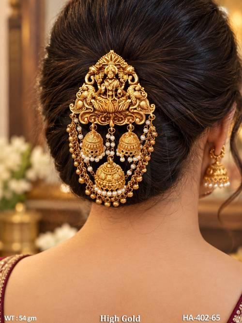 Traditional Pearl Drop Juda Hair Accessories 