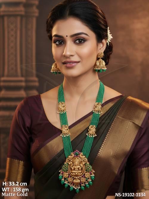 matte-gold-lakshmi-pendant-temple-necklace-